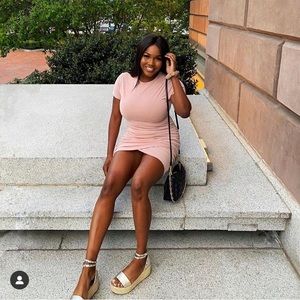 Express T shirt dress